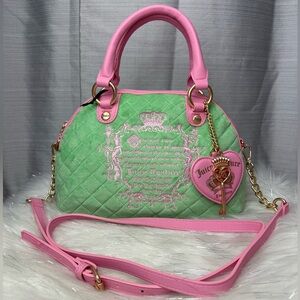 JUICY COUTURE retro green juicy tale crossbody bag